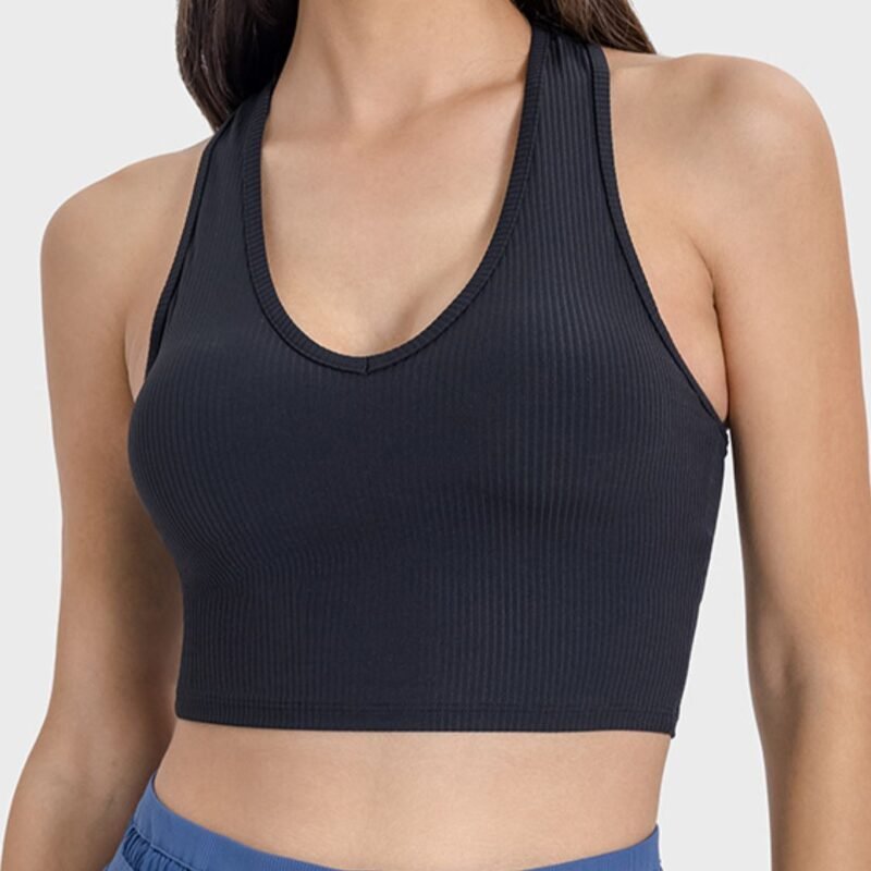 YogaFlex Scoop Neck Wide Strap Active Tank