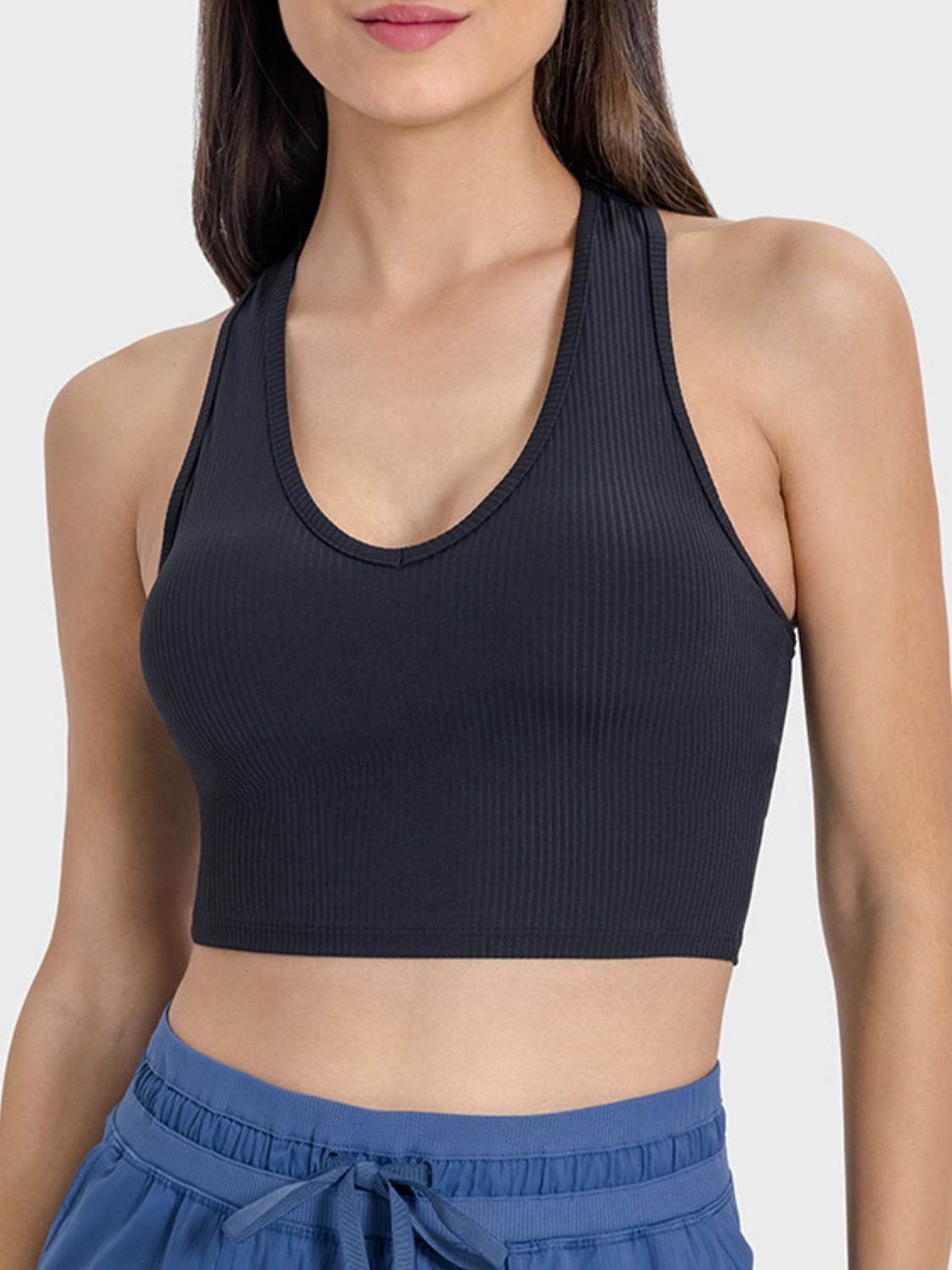 YogaFlex Scoop Neck Wide Strap Active Tank