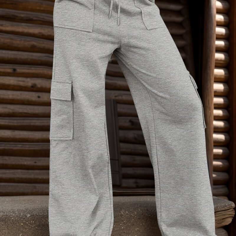 YogaFlex Drawstring Active Pants with Pockets
