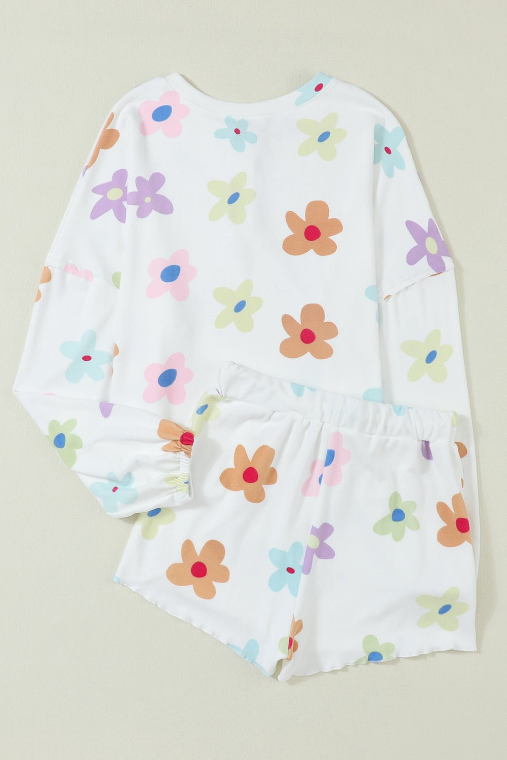 FleekGoddess Quarter Button Top and Shorts Lounge Set