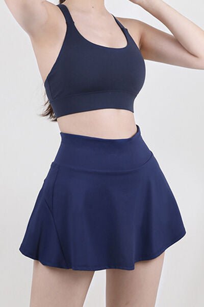 FleekGoddess High Waist Pleated Active Skirt