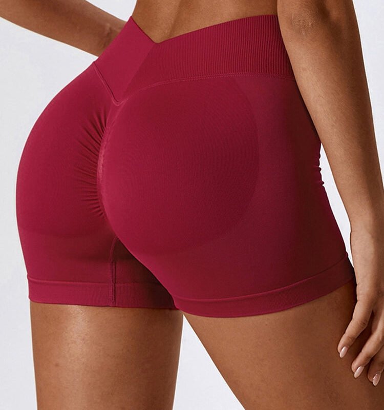 ZenSculpt Wide Waistband Slim Fit Sports Shorts