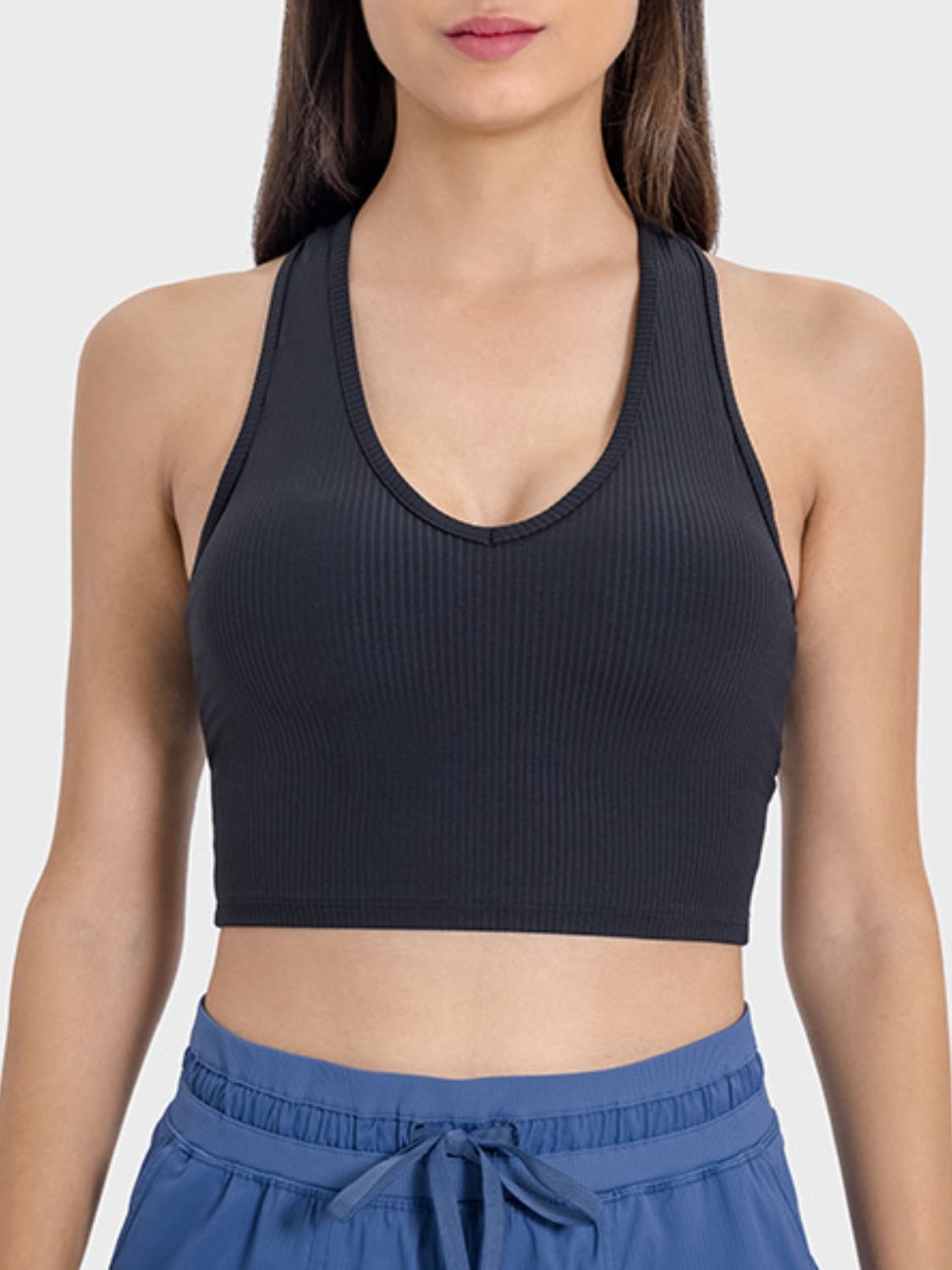 YogaFlex Scoop Neck Wide Strap Active Tank