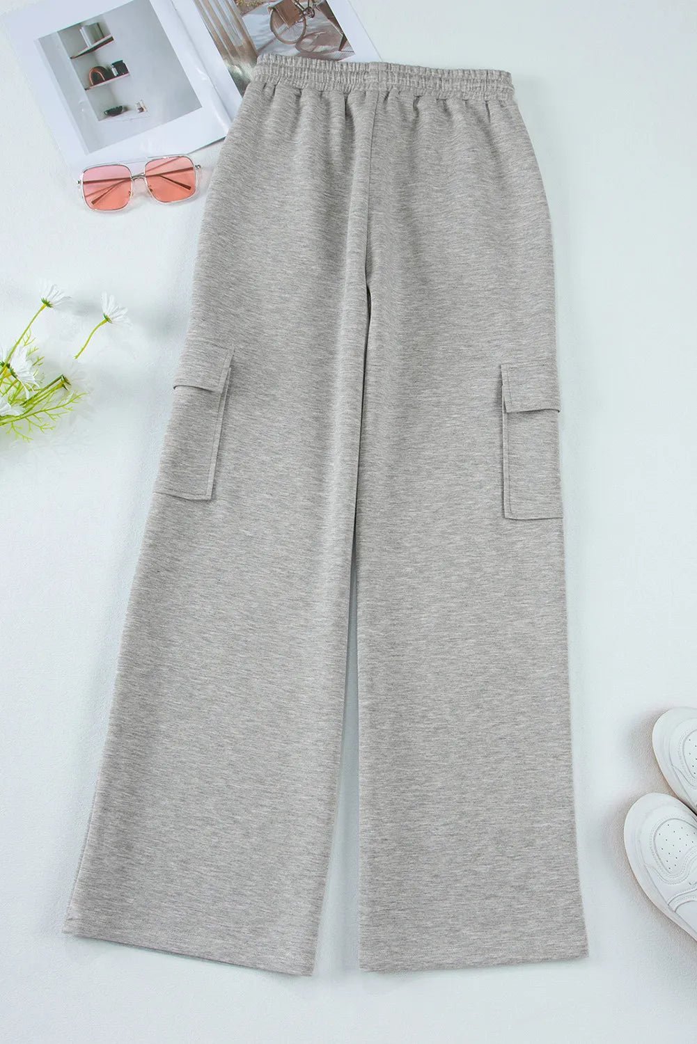 YogaFlex Drawstring Active Pants with Pockets