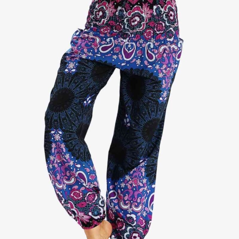 YogaFlex Printed Jogger Pants with Pockets