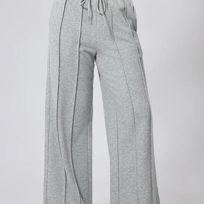 YogaFlex Drawstring Wide Leg Active Pants