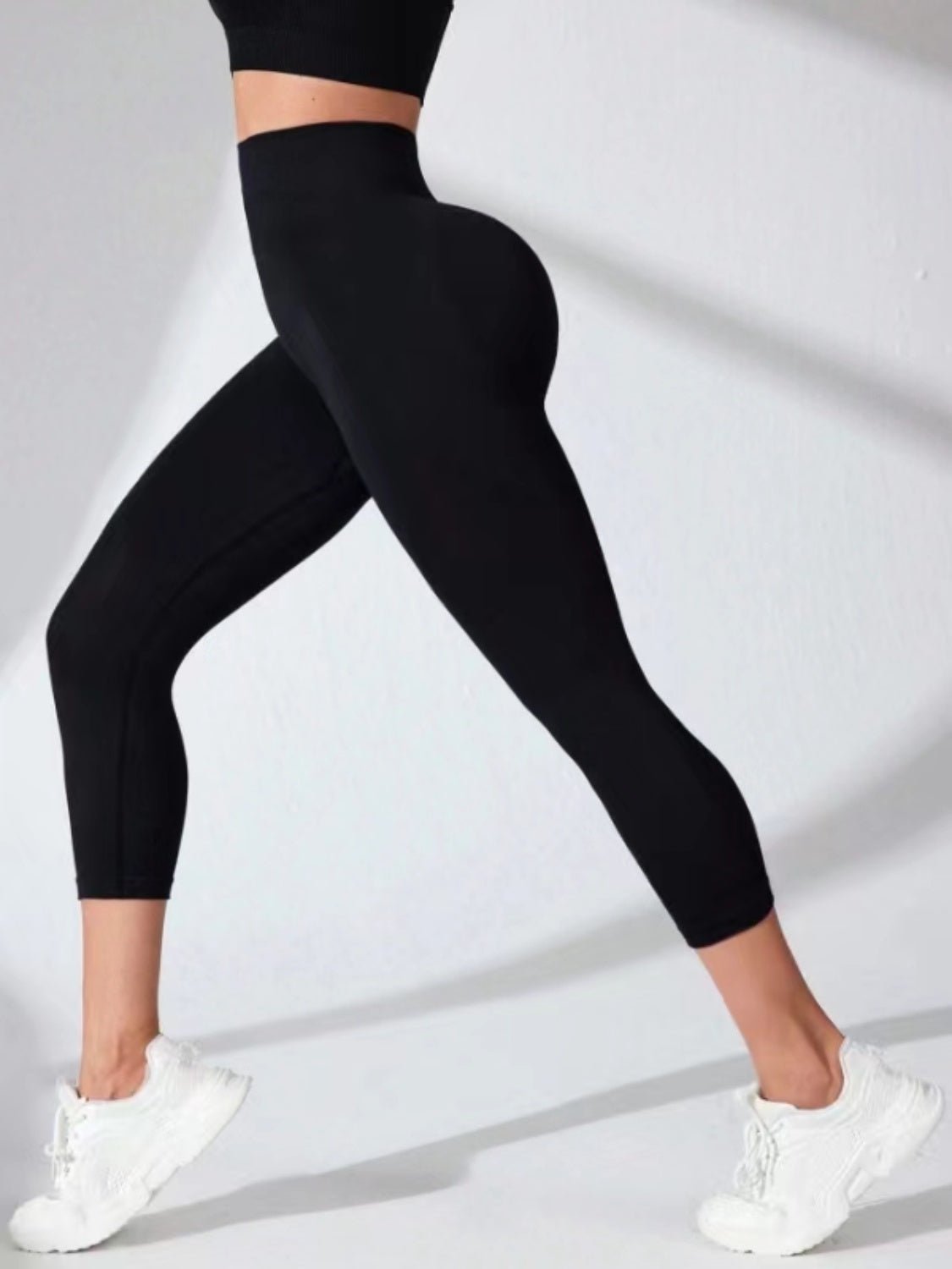 FleekGoddess High Waist Cropped Active Leggings