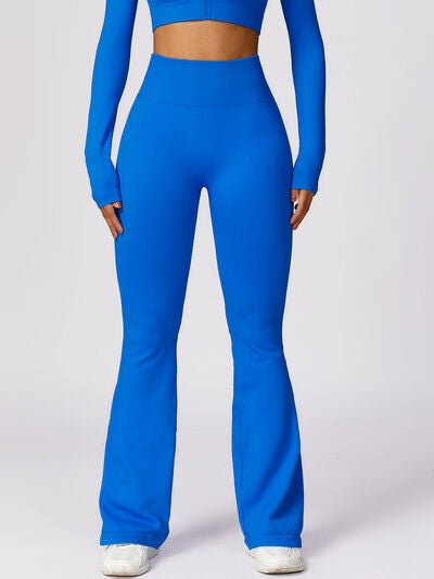 ZenSculpt Wide Waistband High Waist Bootcut Pants