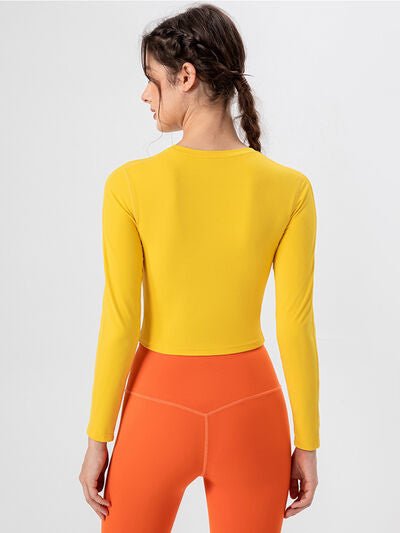 TrainTech Round Neck Long Sleeve Active T-Shirt