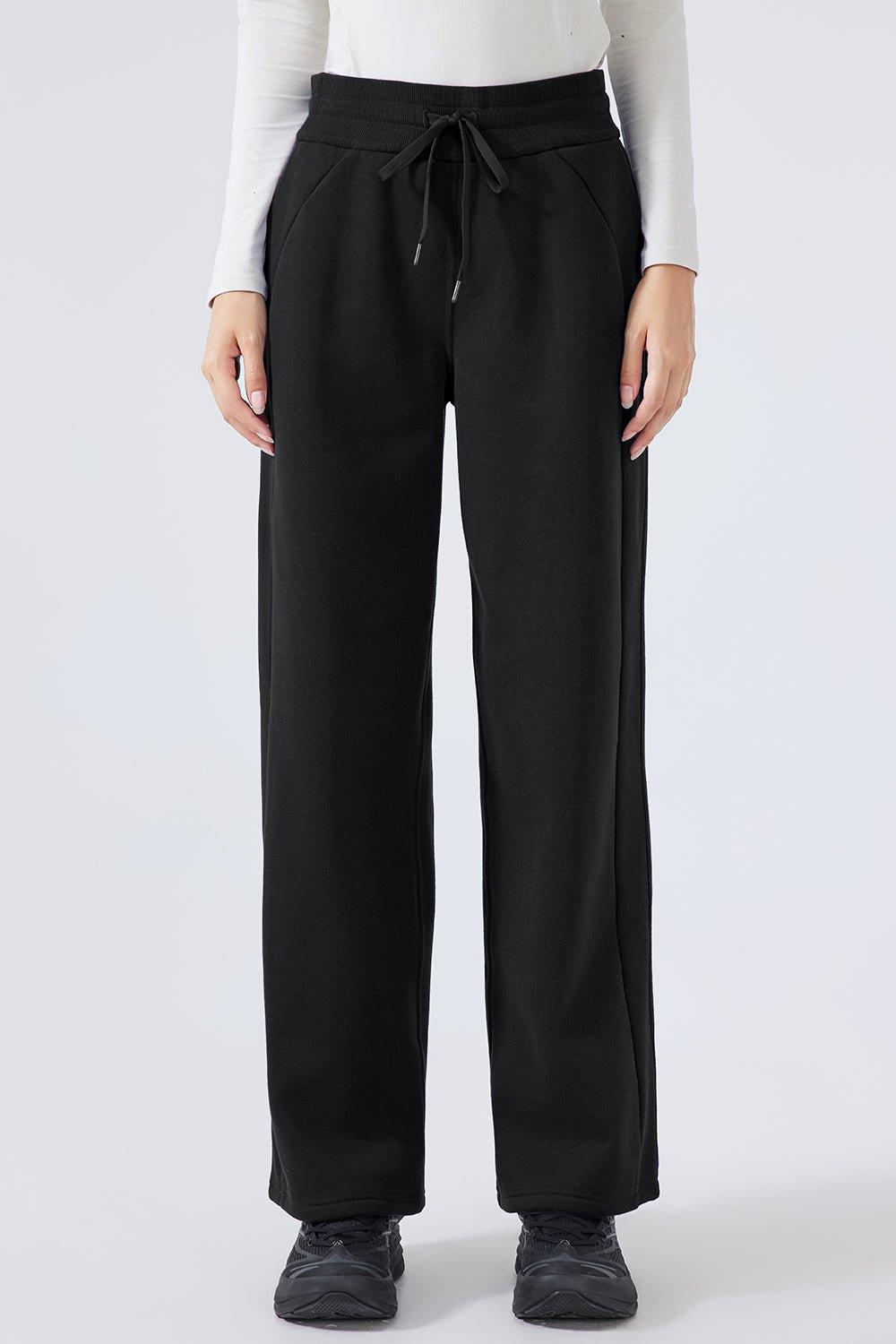 YogaFlex Drawstring Wide Leg Pants
