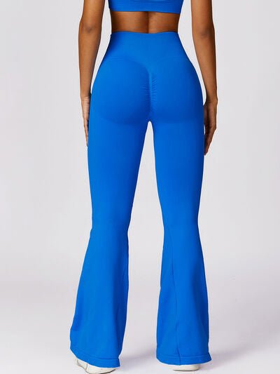 ZenSculpt Wide Waistband High Waist Bootcut Pants