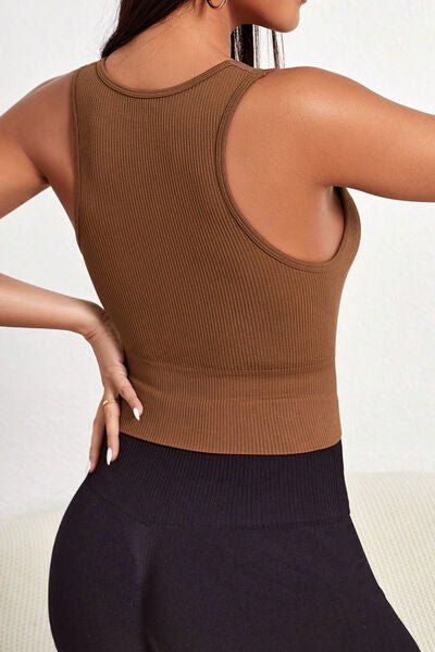 TrainTech Scoop Neck Wide Strap Tank