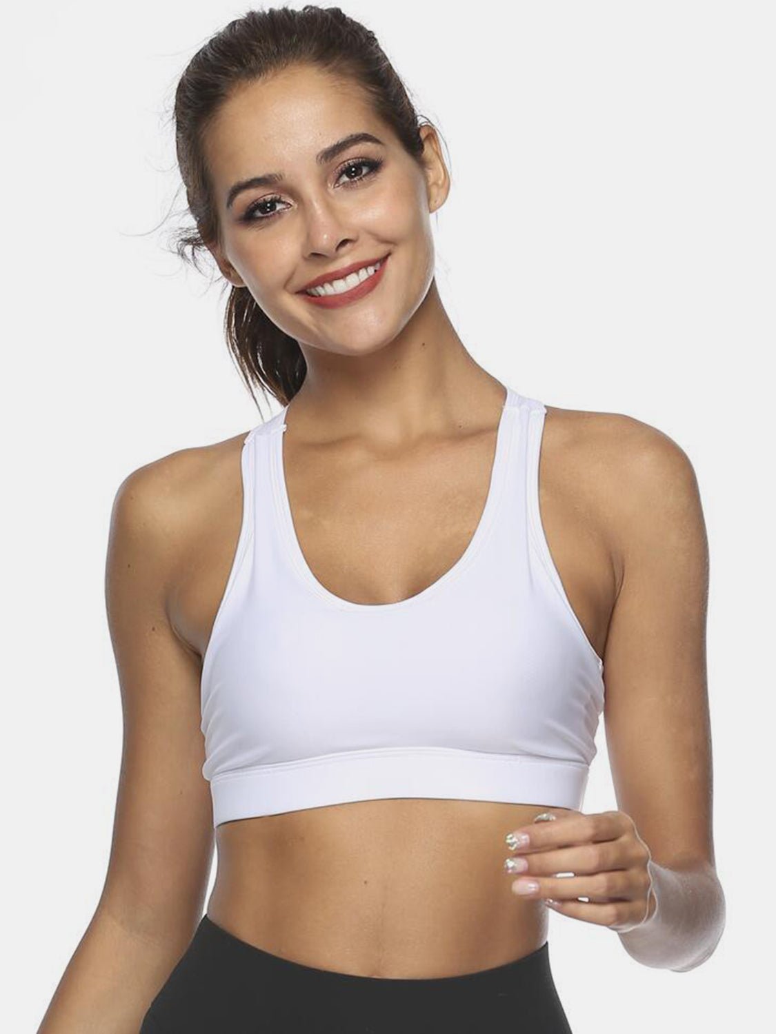 ZenSculpt Cutout Scoop Neck Active Tank