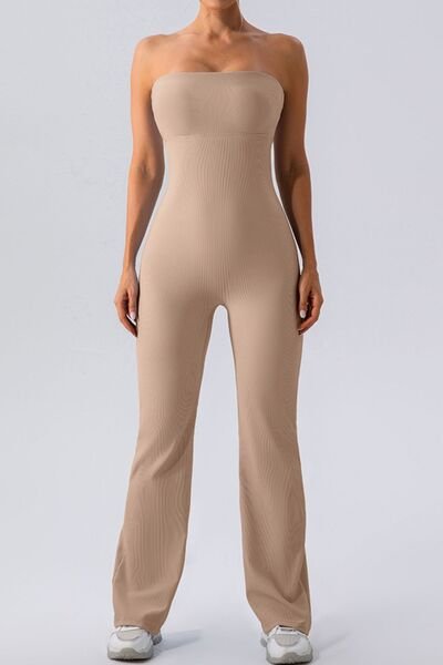 TrainTech Sleeveless Straight Active Jumpsuit