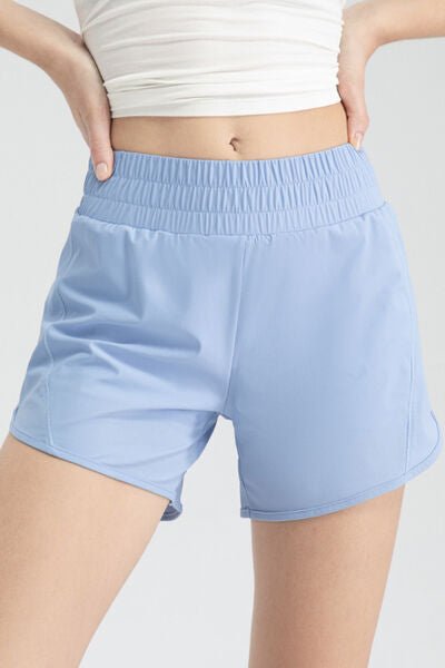 TrainTech Elastic Waist Active Shorts