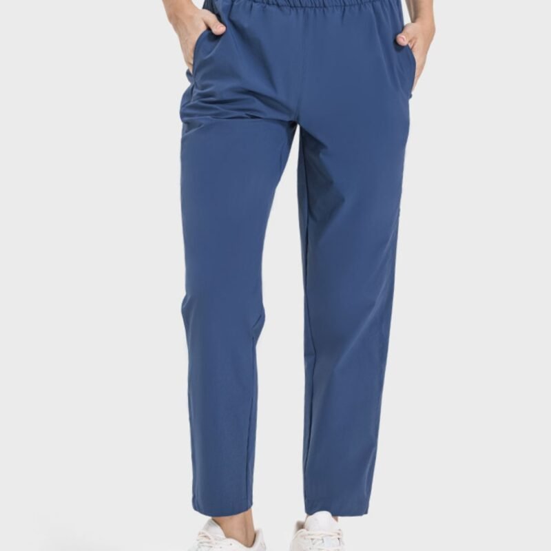 FleekGoddess Pocketed High Waist Active Pants