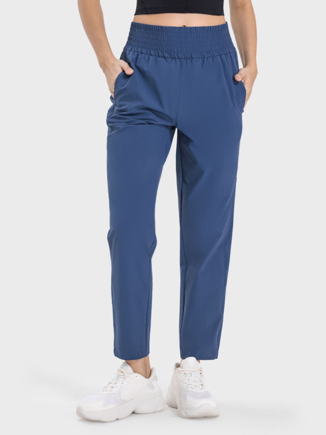 FleekGoddess Pocketed High Waist Active Pants