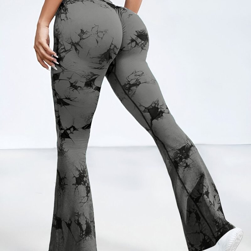 YogaFlex Tie-Dye High Waist Bootcut Active Leggings