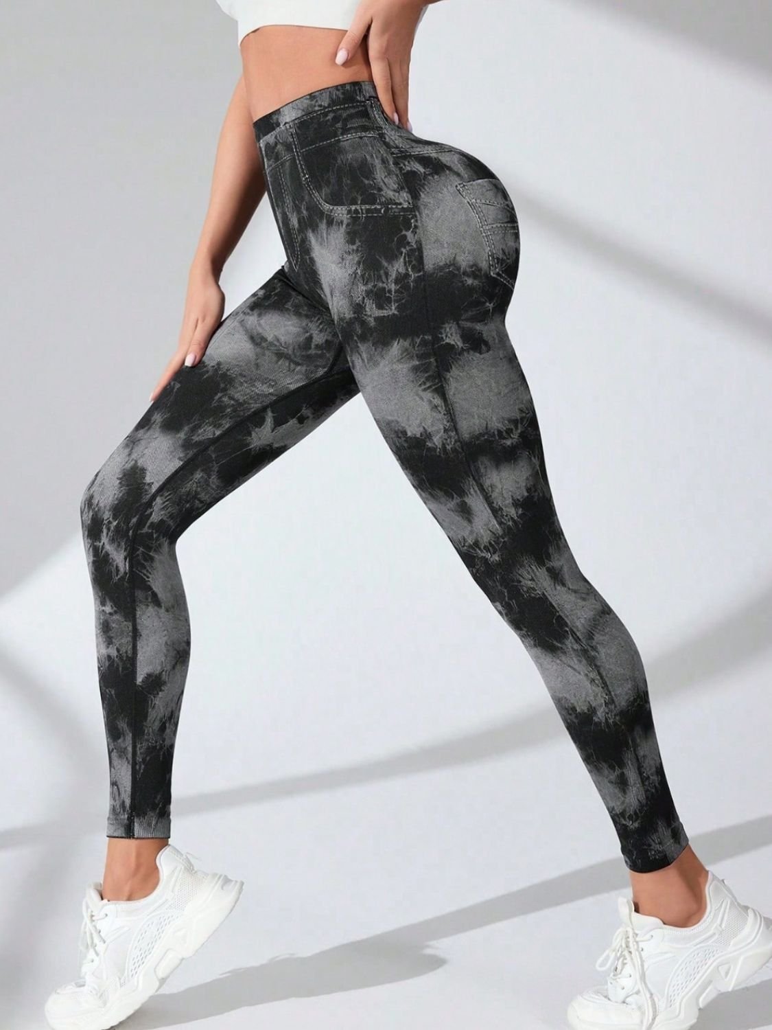 ZenSculpt Tie-Dye High Waist Active Leggings