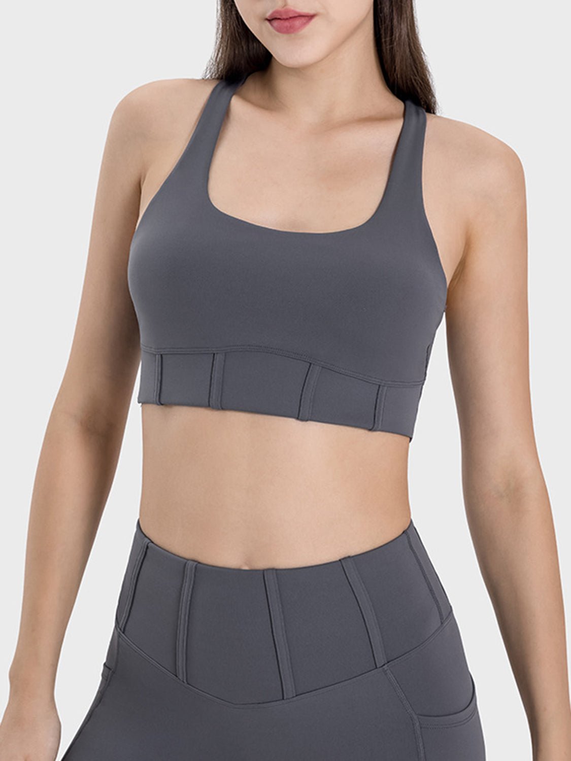 ZenSculpt Square Neck Wide Strap Tank