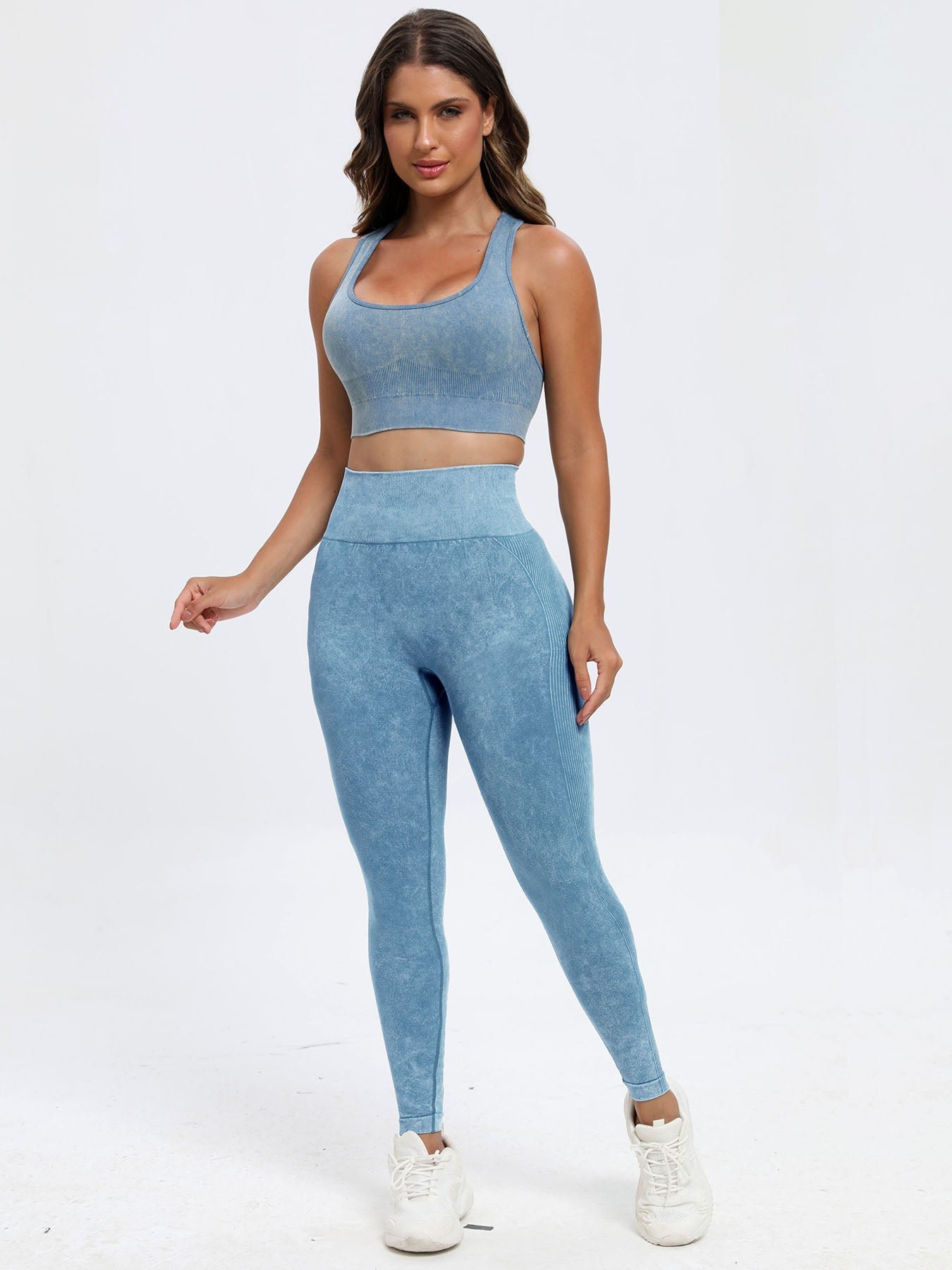 TrainTech Scoop Neck Wide Strap Top and Pants Active Set