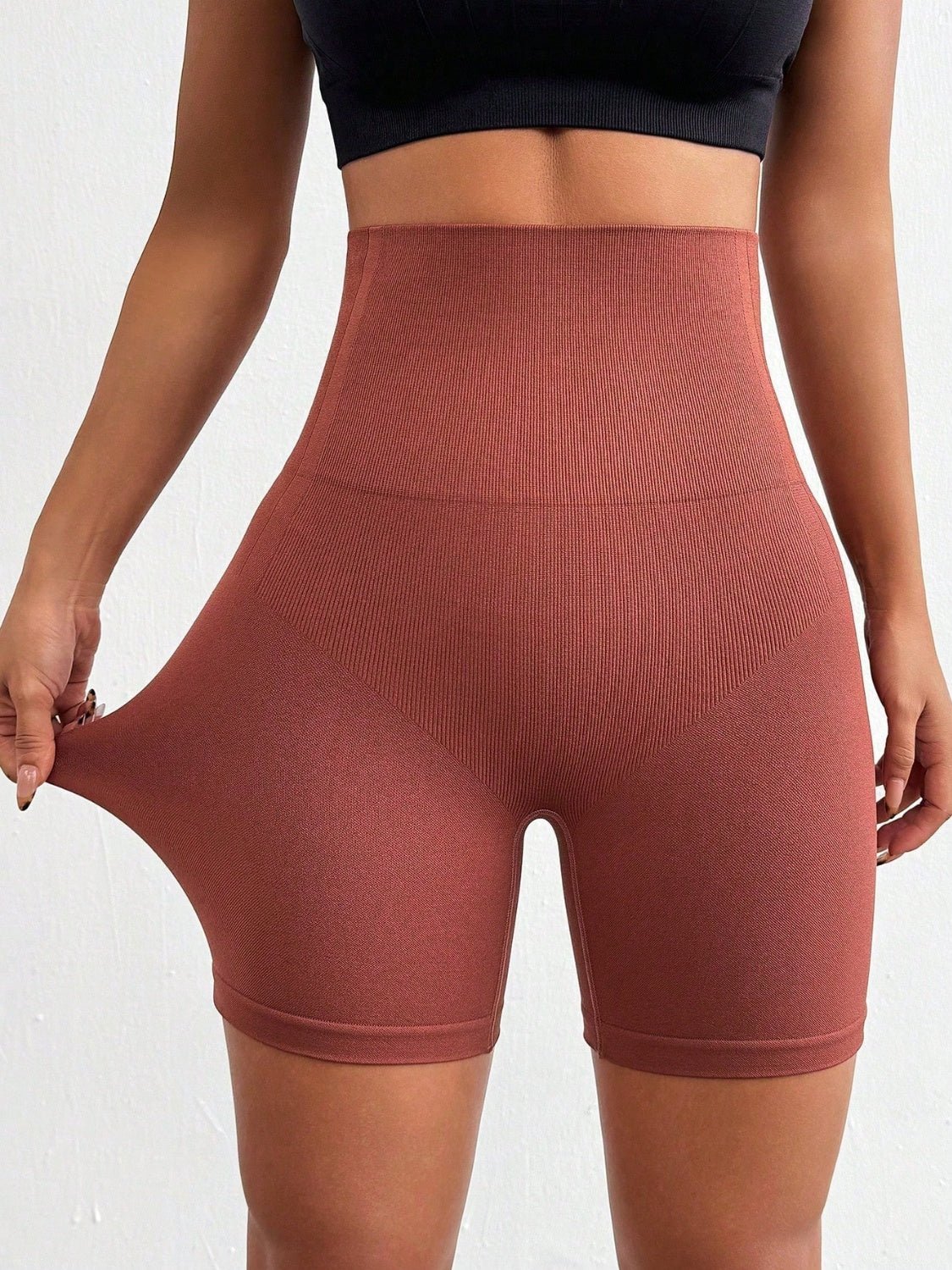 TrainTech Seamless High Waist Active Shorts