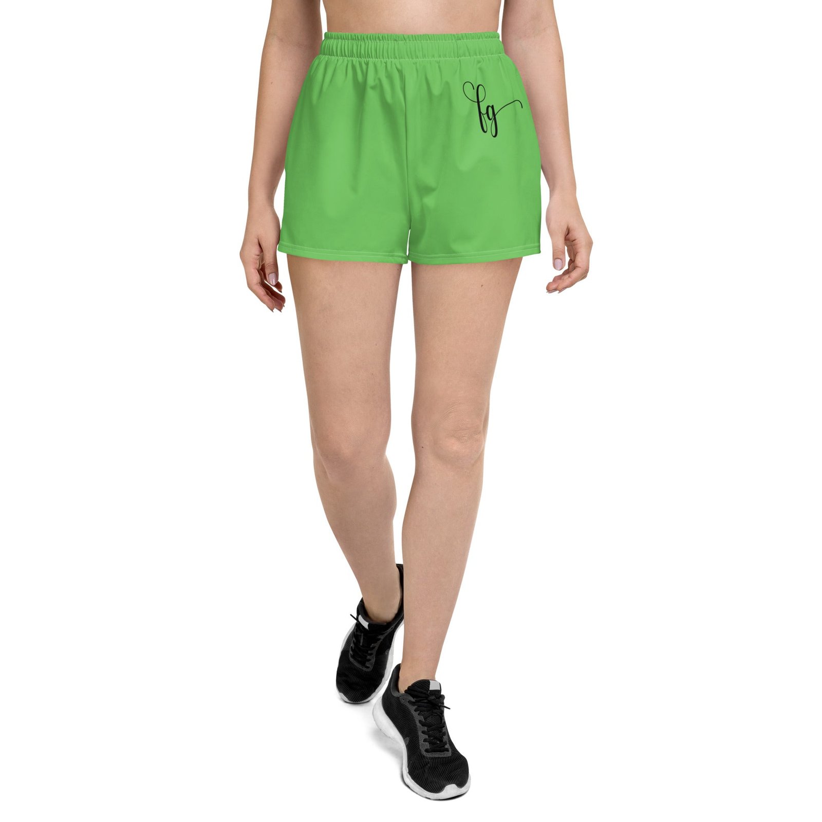 Mantis Green Athletic Shorts