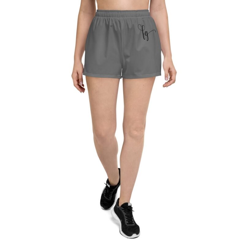 Gray / Black Athletic Shorts