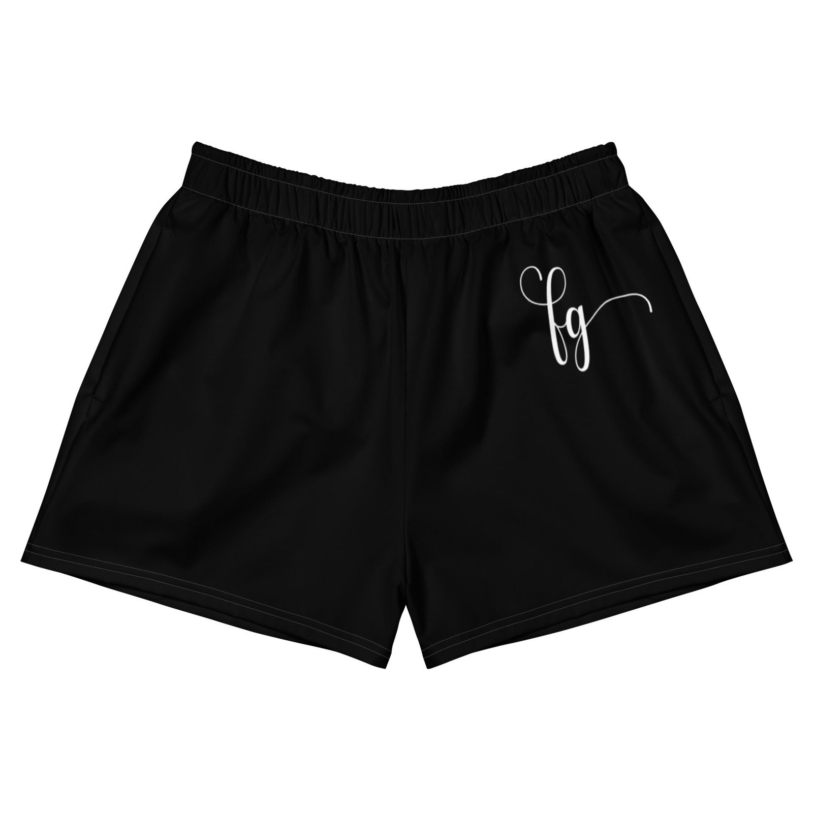 Black / White FG Athletic Shorts
