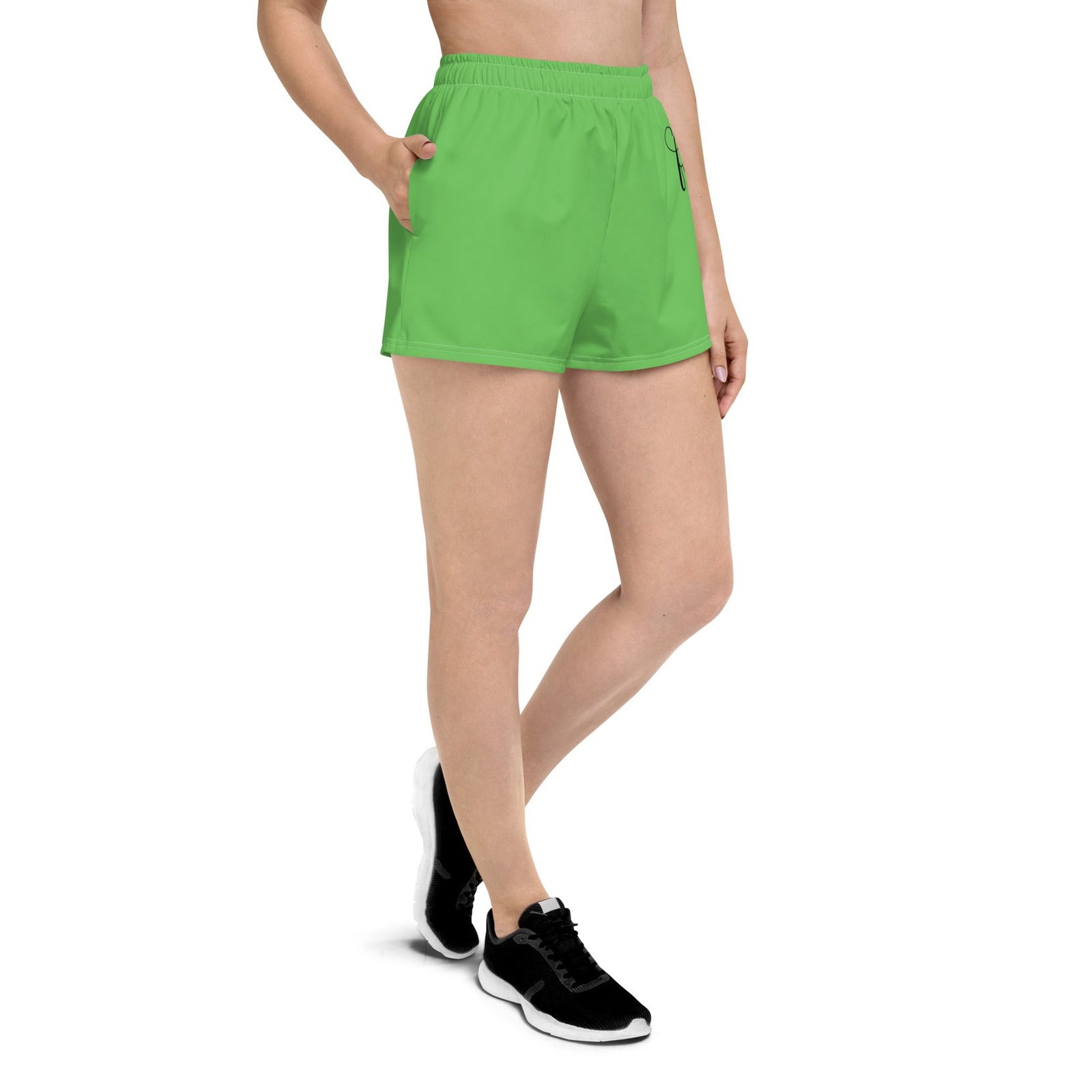 Mantis Green Athletic Shorts