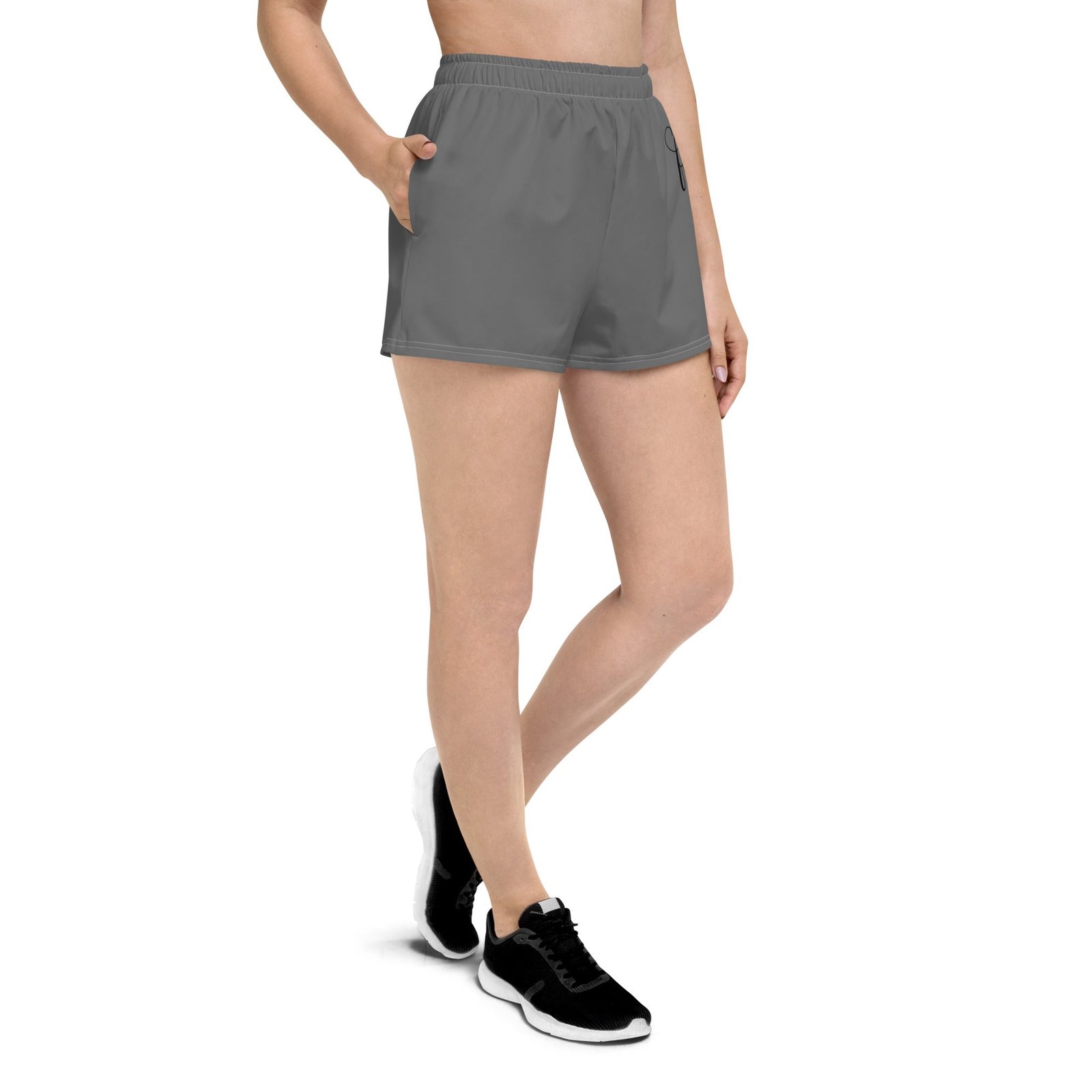 Gray / Black Athletic Shorts