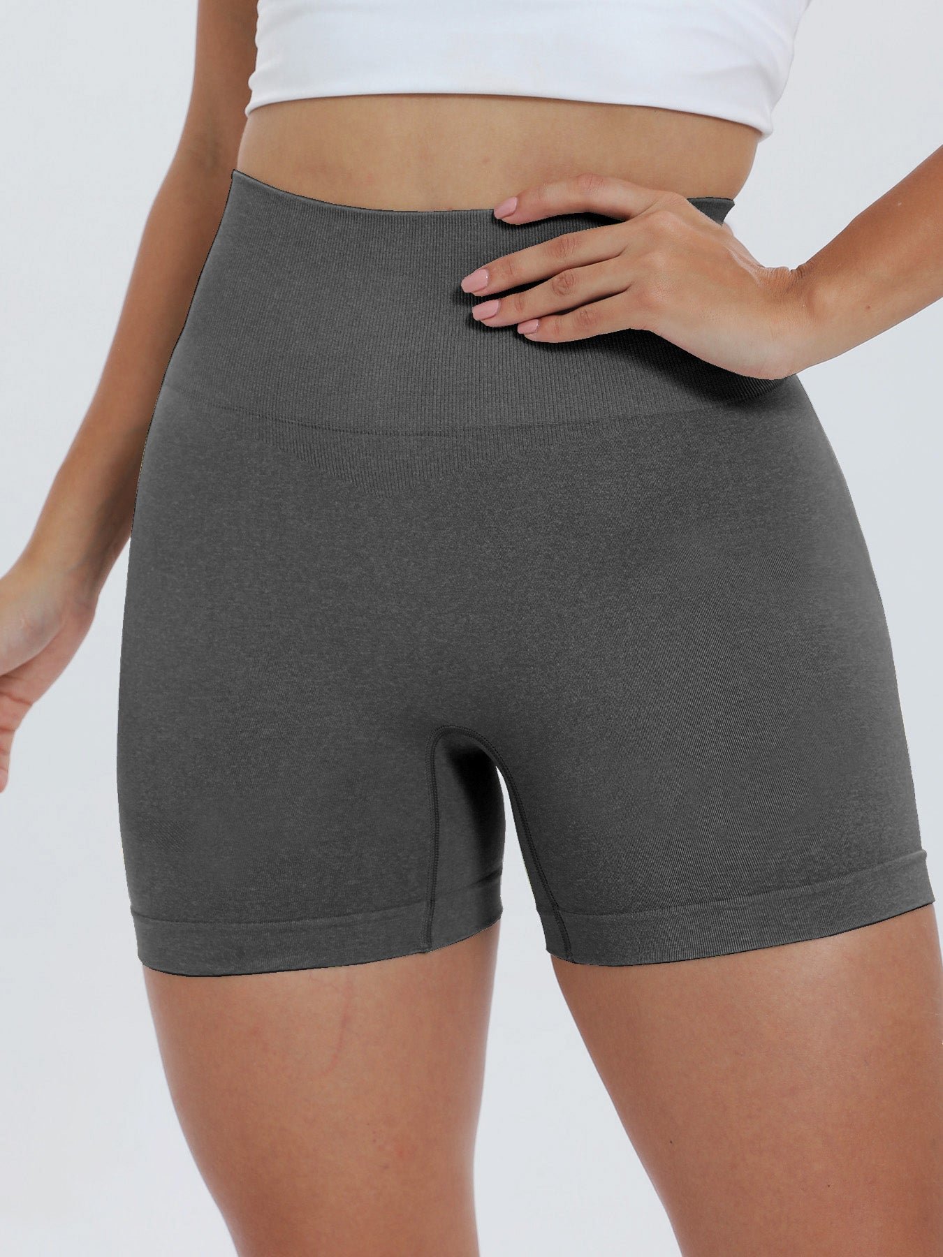 YogaFlex Simple High Waist Active Shorts