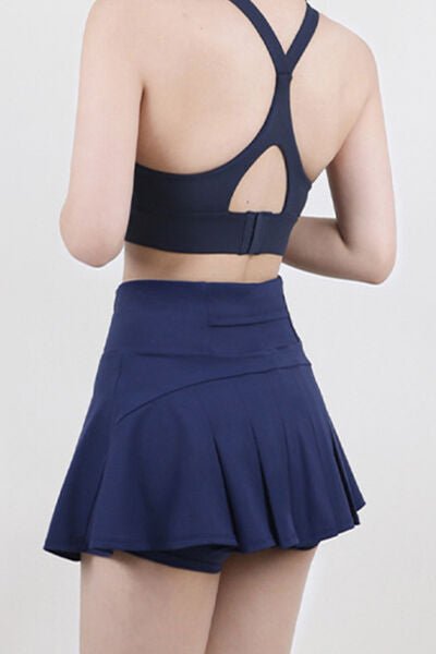 FleekGoddess High Waist Pleated Active Skirt
