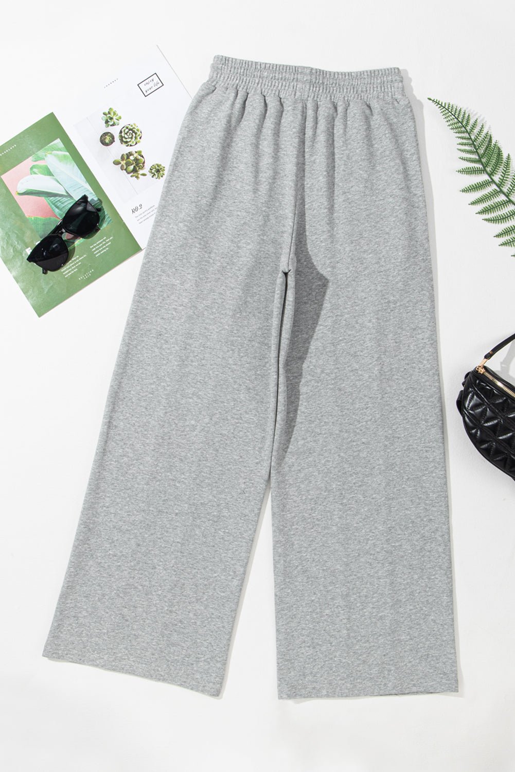 YogaFlex Drawstring Wide Leg Active Pants