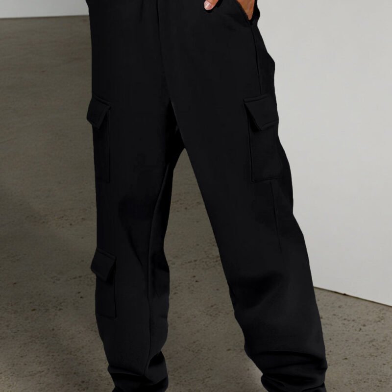 TrainTech Pocketed Elastic Waist Active Joggers