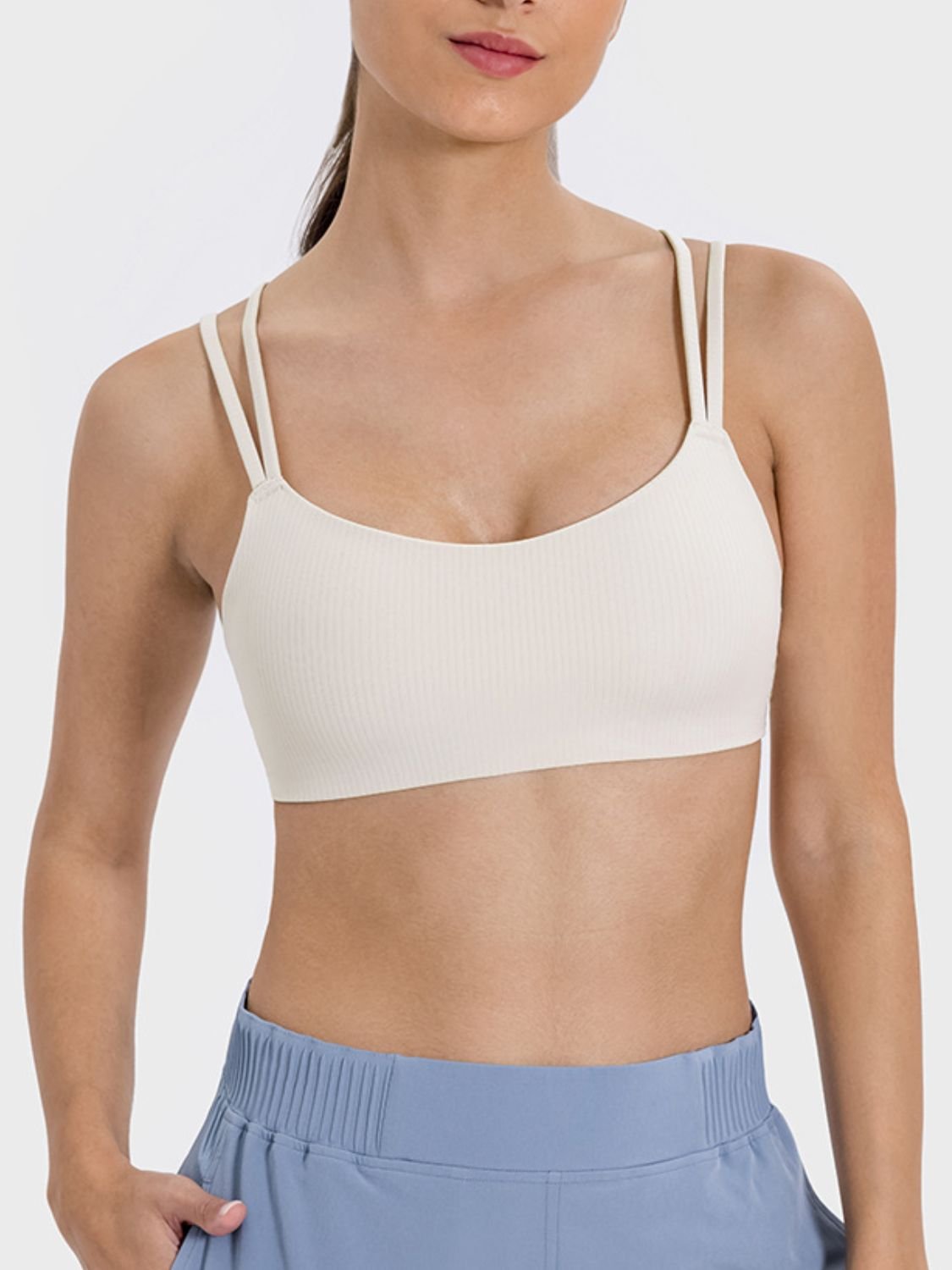 YogaFlex Scoop Neck Double Strap Active Cami