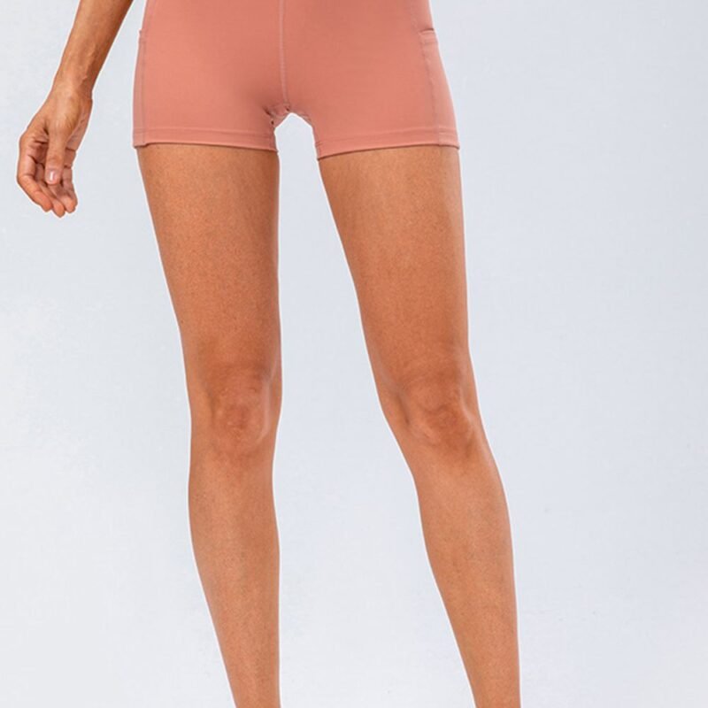 YogaFlex Slim Fit Wide Waistband Sports Shorts