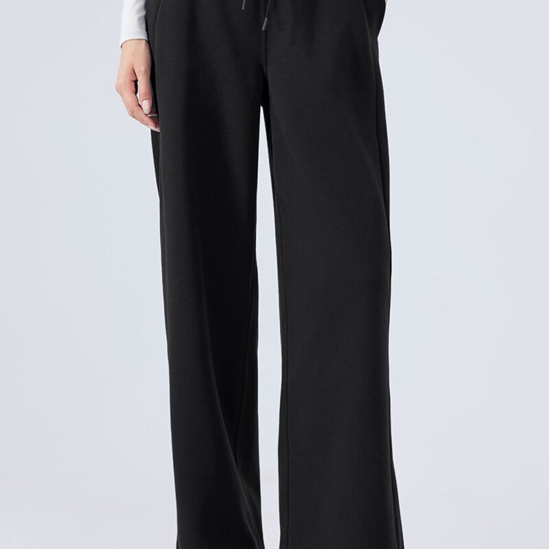 YogaFlex Drawstring Wide Leg Pants