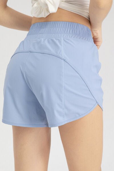 TrainTech Elastic Waist Active Shorts