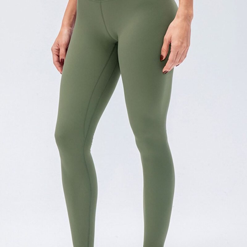 ZenSculpt Wide Waistband Slim Fit Active Leggings