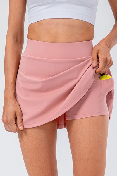 FleekGoddess High Waist Pleated Active Skirt