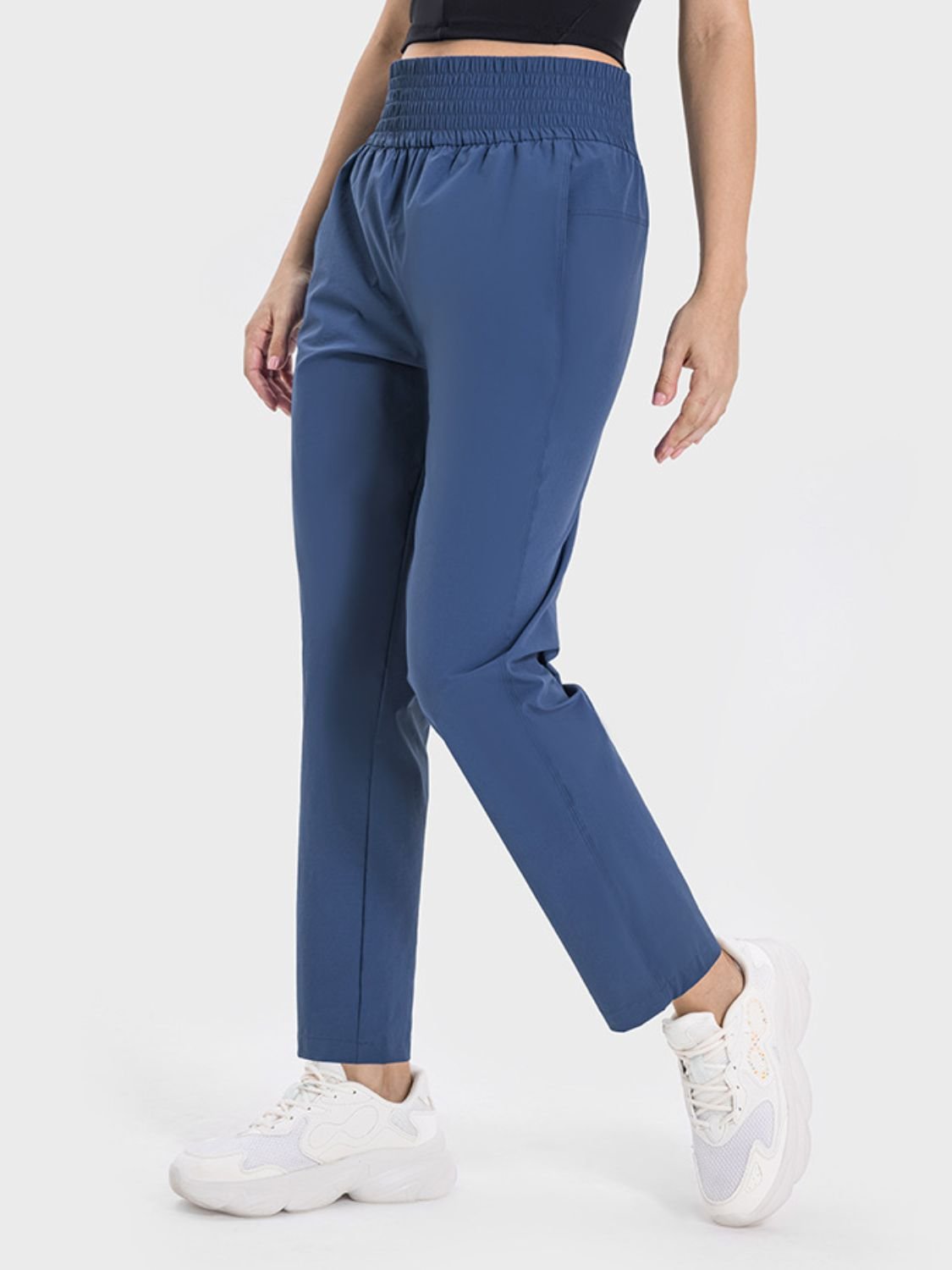 FleekGoddess Pocketed High Waist Active Pants