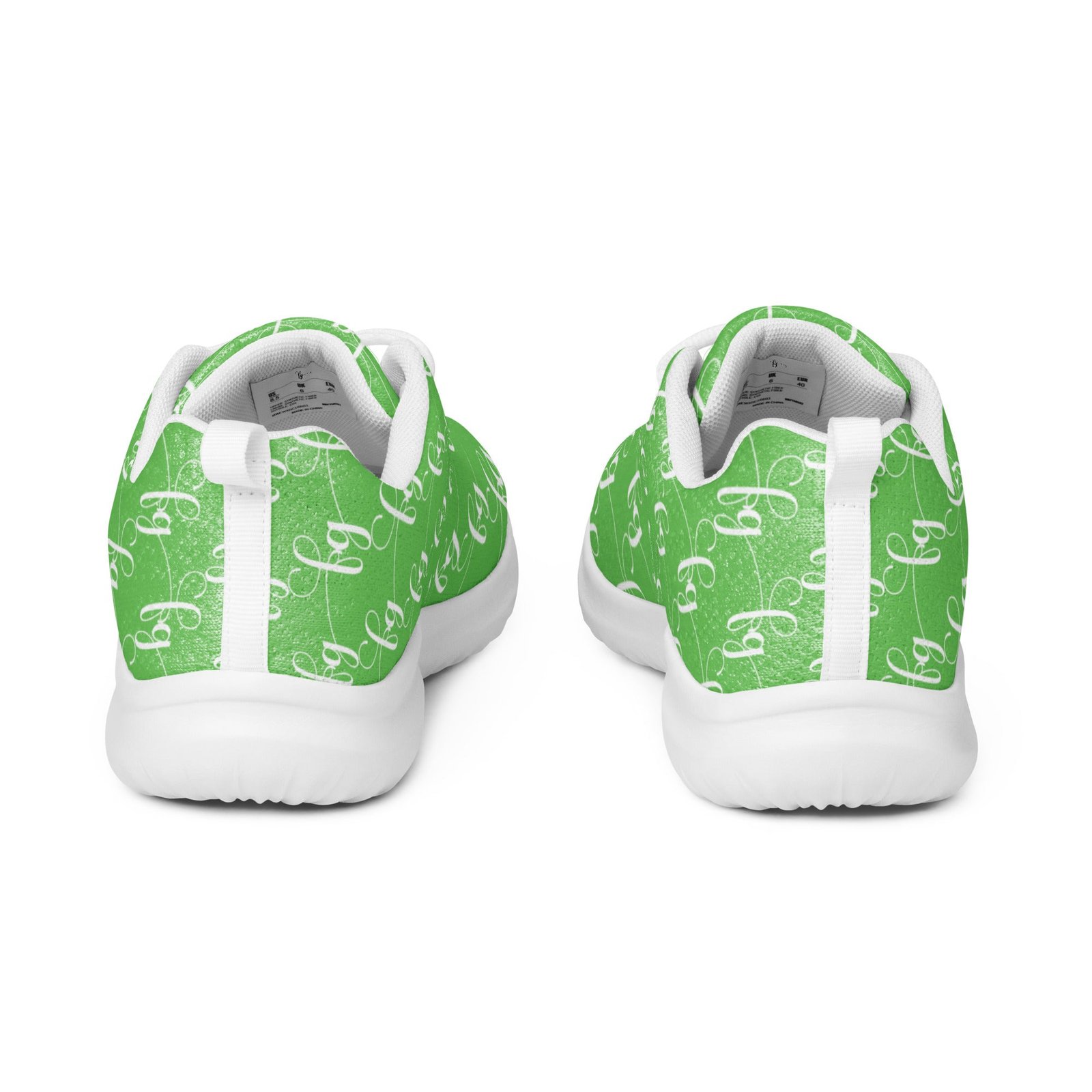 Mantis Green / White athletic shoes