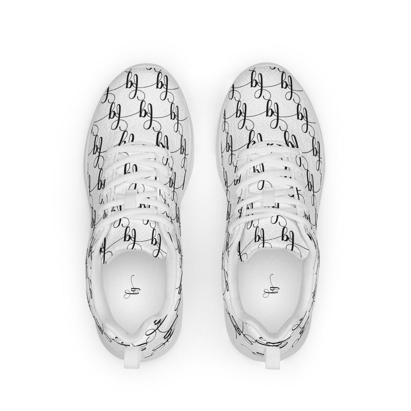 White / Black FG athletic shoes