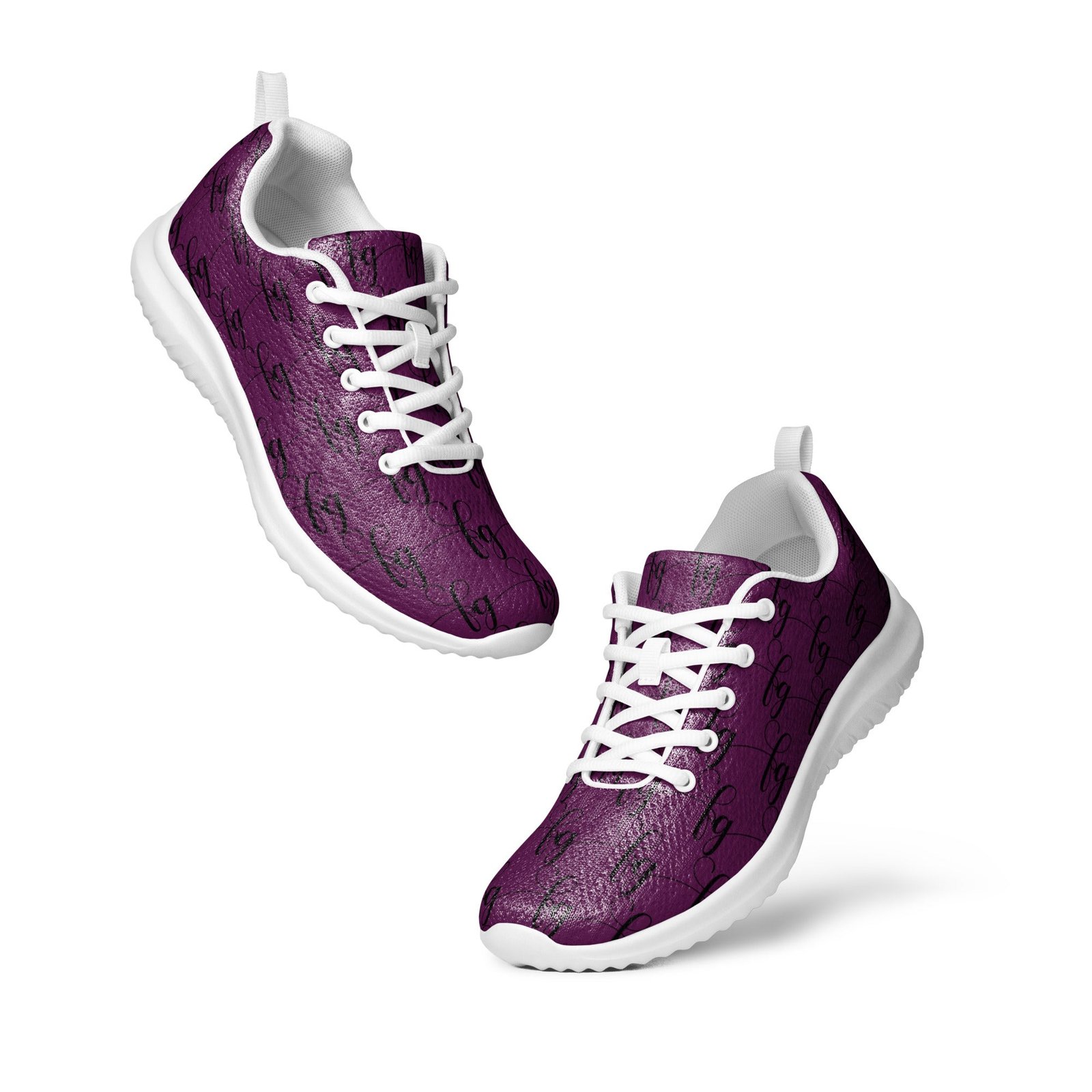 Tyrian Purple / Black athletic shoes