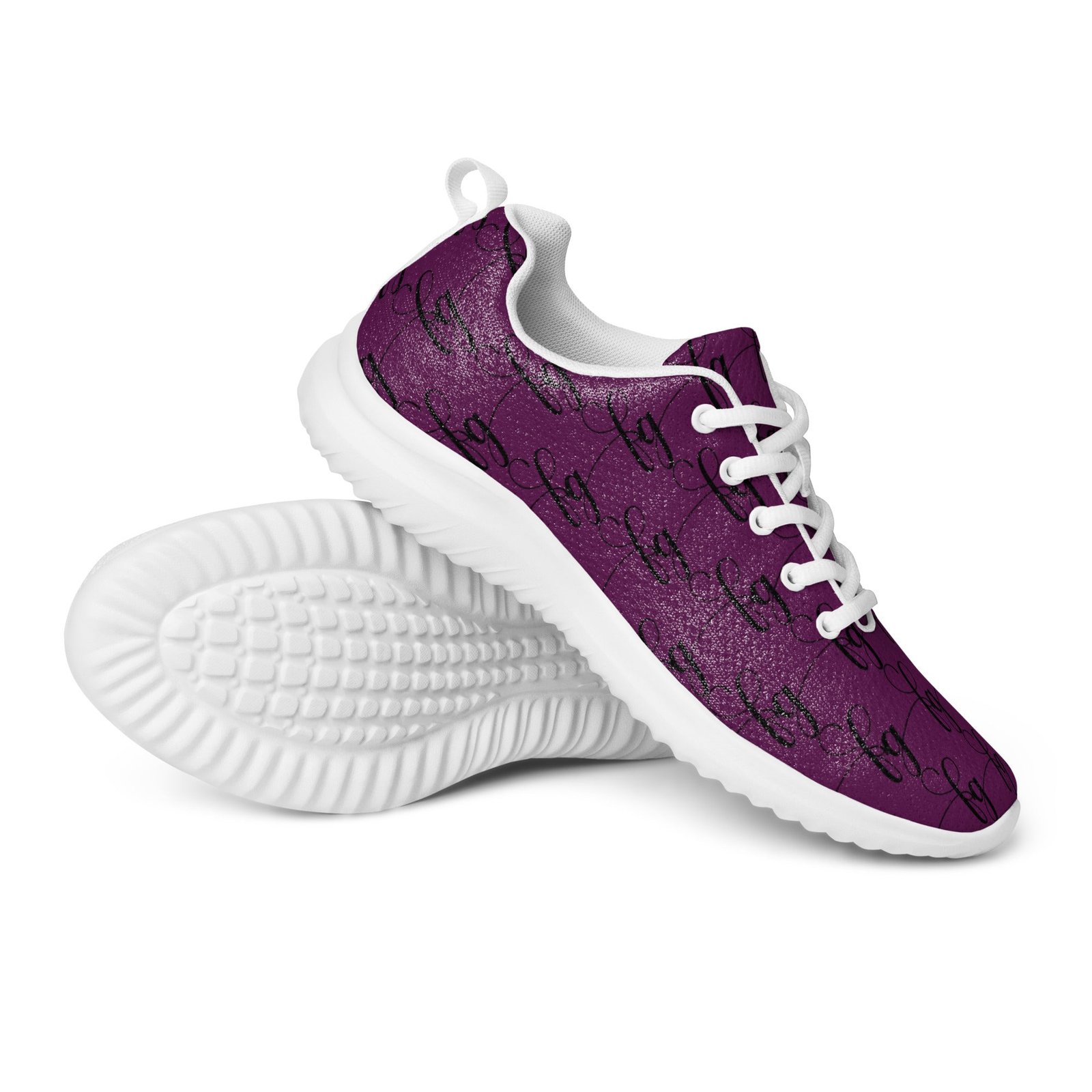 Tyrian Purple / Black athletic shoes