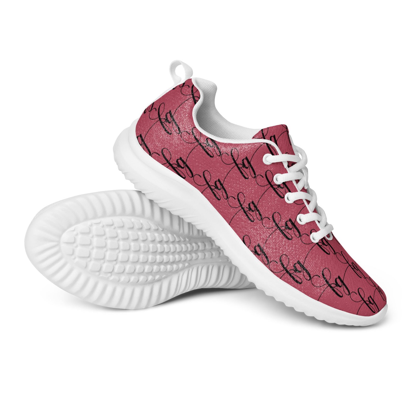 Hippie Pink / Black FG athletic shoes